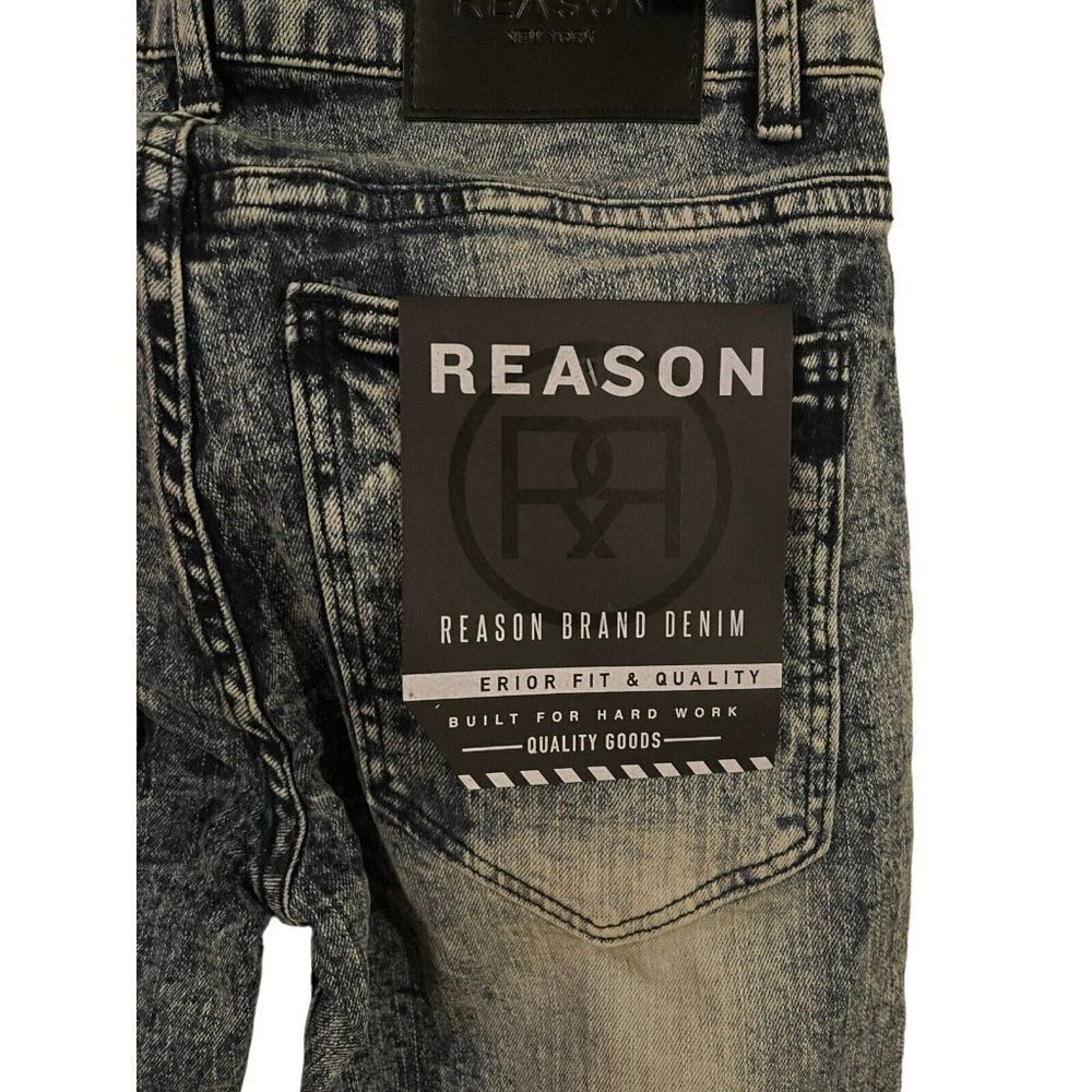 NWT Reason Skinny Jeans Move in Silence Skateboard Streetwear 30Wx32L - Picture 13 of 13
